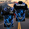 BlueJose Darts Lion Power Pose Personalized Name, Team Name Shirt (4 Colors)