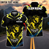 BlueJose Darts Lion Power Pose Personalized Name, Team Name Shirt (4 Colors)