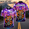BlueJose Darts Funny Tiger Pose Customized Name, Team Name 3D Shirt (4 Colors)