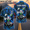 BlueJose Darts Urban Crazy Bunny Customized Name, Team Name 3D Shirt (4 Colors)