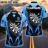 BlueJose Darts Precision Bullseye Graphic Personalized Name, Team Name Shirt (4 Colors)