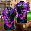 BlueJose Billiards 8 Ball Pirate Skull Flame Personalized Name, Team Name Unisex Shirt (4 Colors)