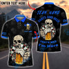 BlueJose Darts Skull Beer Mug That’s Why I’m Here Customized Name, Team Name 3D Shirt (4 Colors)