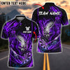 BlueJose Darts Wild Wolf Lightning Theme Customized Name, Team Name 3D Shirt (4 Colors)