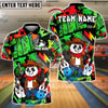 BlueJose Bowling And Pins Panda Cowboy Sheriff Customized Name, Team Name 3D Shirt (4 Colors)