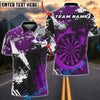 BlueJose Darts Dartboard Paint Splash Multicolor Options Personalized Name Shirt (4 Colors)