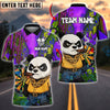BlueJose Darts Fear The Panda Graffiti Style Personalized Name, Team Name Unisex Shirt (4 Colors)