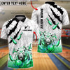 BlueJose Bowling And Pins Tiger Spirit Strike Customized Name, Team Name 3D Shirt (6 Colors)