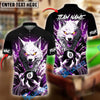 BlueJose Billiards Bloody Wolf Holding 8 Ball Personalized Name, Team Name Unisex Shirt ( 4 Colors )