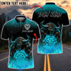 BlueJose Darts Bull Demon Fire Beast Customized Name, Team Name 3D Shirt (4 Colors)