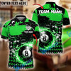 BlueJose Billiards Ball 8 Grunge And Abstract Pattern Personalized Name, Team Name Unisex Shirt (4 Colors)