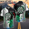 BlueJose Darts Skull Target Shooter Dual Gun Personalized Name, Team Name Unisex Shirt (4 Colors)