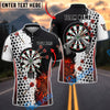 BlueJose Darts Skull Target Shooter Dual Gun Personalized Name, Team Name Unisex Shirt (4 Colors)