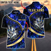 BlueJose Darts Night Fire Spark Golden Swirl Multicolor Options Personalized Name Shirt (6 Colors)