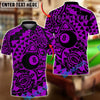 BlueJose Billiards Ball 8 Tribal Abstract Pattern Personalized Name Shirt (6 Colors)