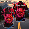 BlueJose Darts Neon Lips Dripping Dartboard Glow Personalized Name, Team Name Unisex Shirt (4 Colors)