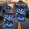 BlueJose Darts Rhino Splash Paint Multicolor Options Personalized Name Shirt (4 Colors)