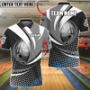 BlueJose Bowling And Pins Curved Strike Customized Name 3D Shirt (6 Colors)