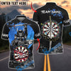 BlueJose Darts Samurai Slayer Personalized Name, Team Name Shirt (4 Colors)