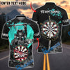 BlueJose Darts Samurai Slayer Personalized Name, Team Name Shirt (4 Colors)