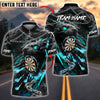 BlueJose Darts Dark Pitbull Beast Dartboard Personalized Name, Team Name Shirt (6 Colors)