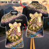 BlueJose Darts Leopard High Heels Glam Design Multicolor Options Personalized Name Shirt (6 Colors)