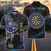 BlueJose Darts Quetzalcoatl Snake Skull Aztec Personalized Name Shirt