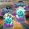 BlueJose Bowling Urban Rage Graffiti Style Customized Name, Team Name 3D Shirt (4 Colors)