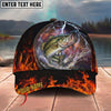 BlueJose Fishing Lightning Fire Thunder Personalized Cap (13 Breeds)