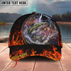 BlueJose Fishing Lightning Fire Thunder Personalized Cap (13 Breeds)