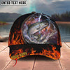 BlueJose Fishing Lightning Fire Thunder Personalized Cap (13 Breeds)