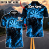 BlueJose Darts Flame Tiger Spirit Personalized Name, Team Name Unisex Shirt (4 Colors)