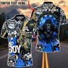 BlueJose Darts Gorilla Graffiti Rage Style Multicolor Options Personalized Name Shirt (4 Colors)