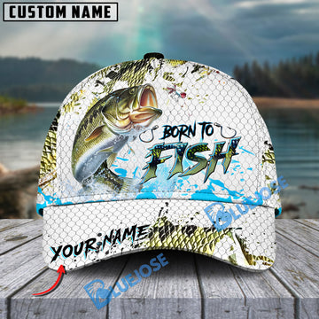 BlueJose Bass Fishing Skin Dynamic Jump Personalized Cap