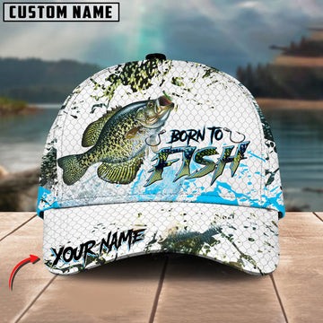 BlueJose Crappie Fishing Skin Dynamic Jump Personalized Cap