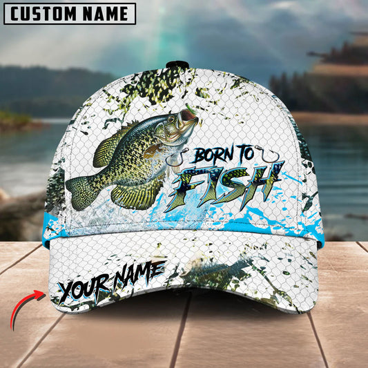 BlueJose Crappie Fishing Skin Dynamic Jump Personalized Cap