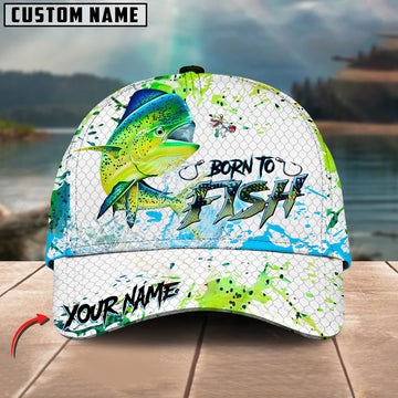 BlueJose Mahi-Mahi Fishing Skin Dynamic Jump Personalized Cap