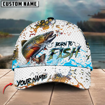 BlueJose Trout Fishing Skin Dynamic Jump Personalized Cap