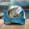BlueJose Fishing Golden Hook Graphic Personalized Cap (Bass, Trout, Walleye, Mahi-Mahi, Striped Bass, Crappie, Pike, Marlin)