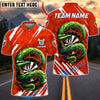 BlueJose Darts Snake Strike Power Art Multicolor Options Personalized Name Shirt (6 Colors)