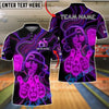 BlueJose Bowling And Pins Beer Funny Drunk Emoji Customized Name, Team Name 3D Shirt (4 Colors)