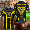 BlueJose Billiards 8-Ball Cyber Armor Neon Panels Personalized Name, Team Name Unisex Shirt (6 Colors)