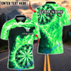 BlueJose Darts Lightning Wave Energy Multicolor Options Personalized Name Shirt (4 Colors)