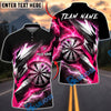 BlueJose Darts Epic Lightning Thunder Energy Strike Personalized Name, Team Name Unisex Shirt (6 Colors)