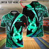 BlueJose Bowling & Pins Royal Crown Luxury Black Gold Customized Name, Team Name 3D Shirt (6 Colors)