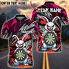 BlueJose Darts Evil Bunny Madness Personalized Name, Team Name Unisex Shirt (4 Colors)
