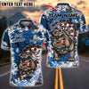 BlueJose Darts Bulldog Barricade Personalized Name, Team Name Shirt (4 Colors)