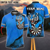 BlueJose Darts Tiger Roar Personalized Name, Team Name Shirt (4 Colors)