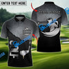 BlueJose Golf Metal Wall Customized Name, Team Name 3D Shirts (4 Colors)