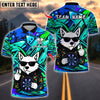 BlueJose Darts Graffiti Wolf Customized Name, Team Name 3D Shirt (4 Colors)